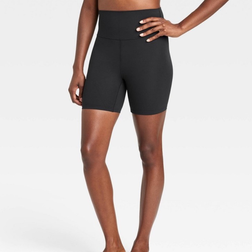 Women's All In Motion Black High-Waisted Bike Shorts